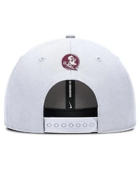 Nike Men's White Florida State Seminoles Rise Practice Adjustable Hat