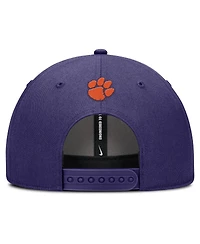 Nike Men's Purple Clemson Tigers Rise Practice Adjustable Hat