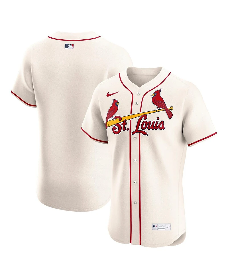 Nike Men's Cream St. Louis Cardinals Alternate Elite Jersey