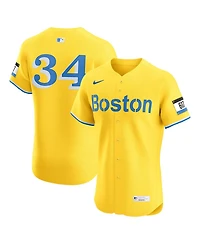 Nike Men's David Ortiz Gold Boston Red Sox City Connect Elite Jersey