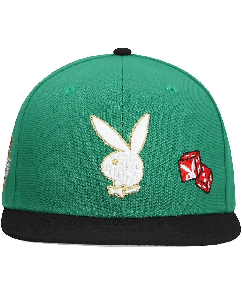 Lids Men's Green Playboy Casino Adjustable Hat