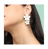Sohi Maxi Floral Drop Earrings