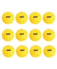 Gse Games & Sports Expert 12-Pack of Outdoor Pickleball Balls Set, Usapa Standard 40 Holes Pickle Balls (Several Colors Available)