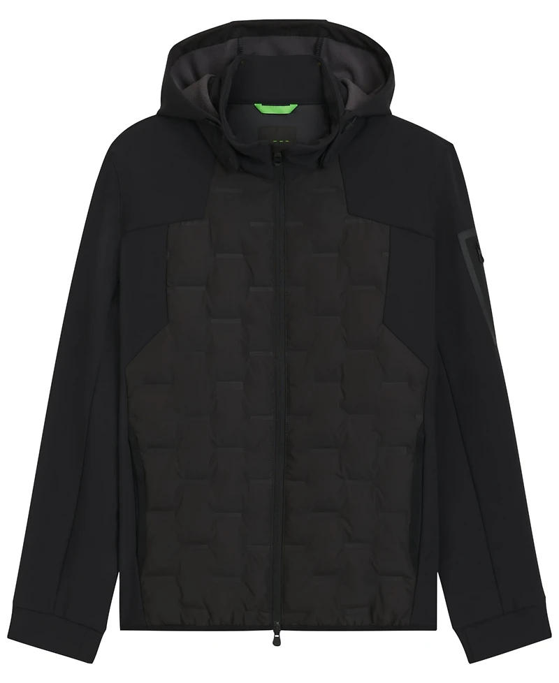 Boss by Hugo Men's Down-Filled Welded Logo Jacket