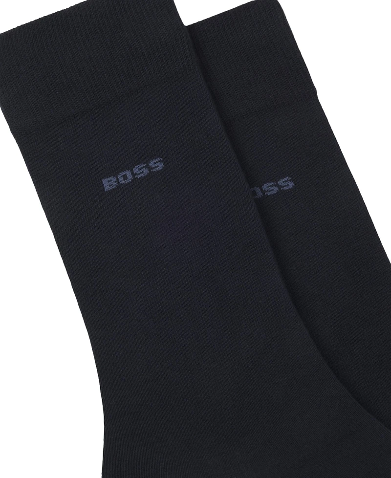Boss by Hugo Boss Men's 2-Pack of Regular-Length Cotton Blend Socks