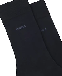 Boss by Hugo Boss Men's 2-Pack of Regular-Length Cotton Blend Socks
