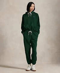 Polo Ralph Lauren Women's Shrunken-Fit Fleece Hoodie