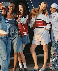 Tommy Girl Women's Wide-Leg Denim Shorts