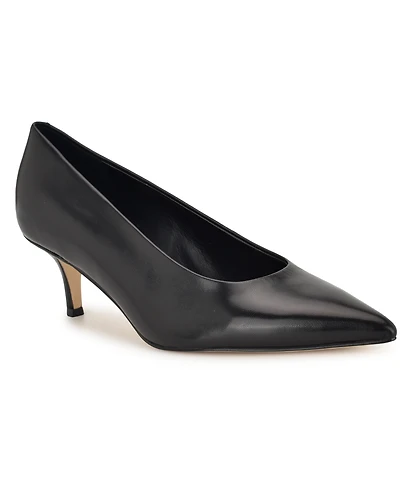 Nine West Women's Adalys Pointy Toe Kitten Heel Pumps