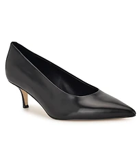 Nine West Women's Adalys Pointy Toe Kitten Heel Pumps