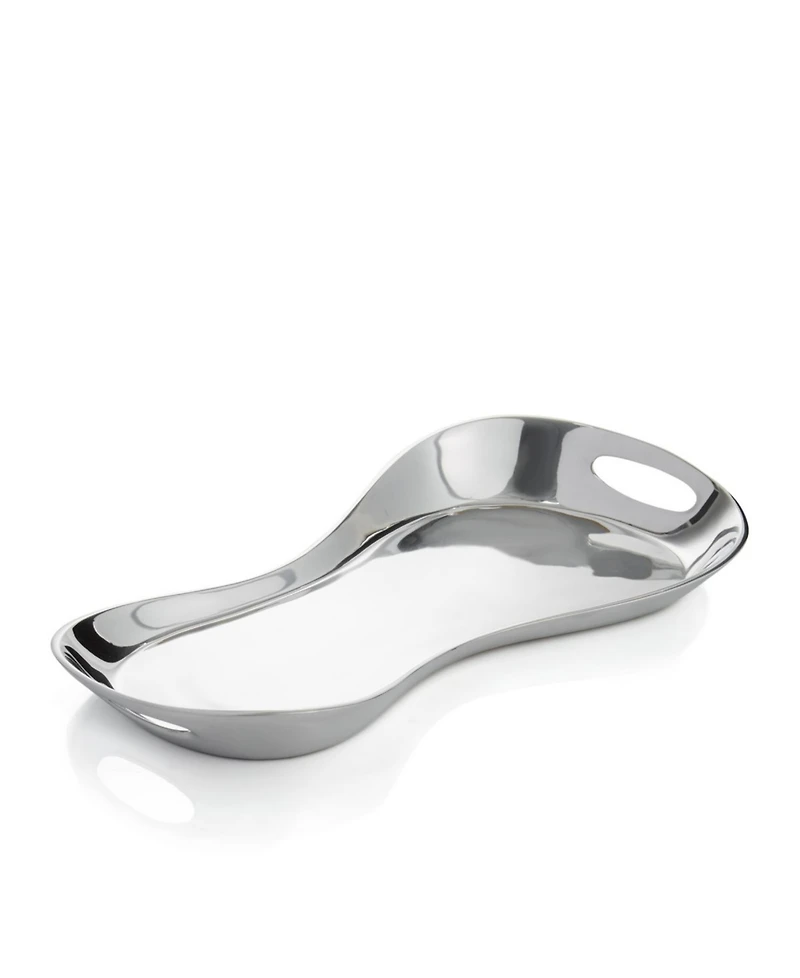 Nambe Morphik Handled Tray