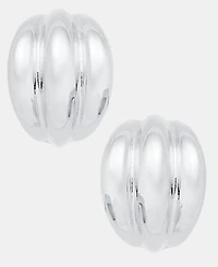On 34th Shiny Button Earrings, Macy's Exclusive
