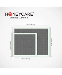 HoneyCare Carbon All-Absorb Puppy Training Pads Dog Potty Pads Absorb Eliminating Urine Odor, Jumbo-Size Charcoal Puppy Pad Xl 28x34 inch, 80ct