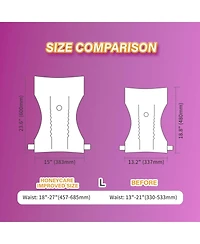 HoneyCare All-Absorb Disposable Female Dog Diapers, Super Absorbent, Breathable, Wetness Indicator, Medium, 15-23 inches, 44ct