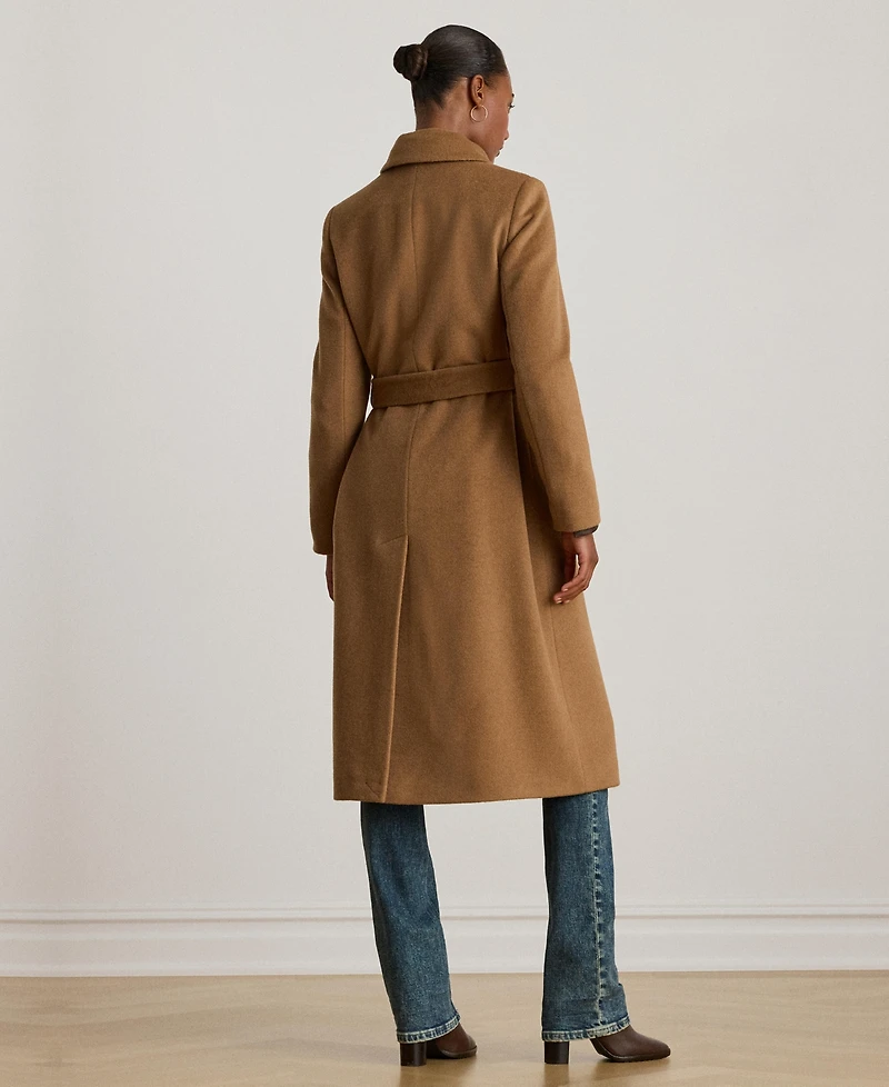 Lauren Ralph Women's Belted Single-Breasted Wool Coat