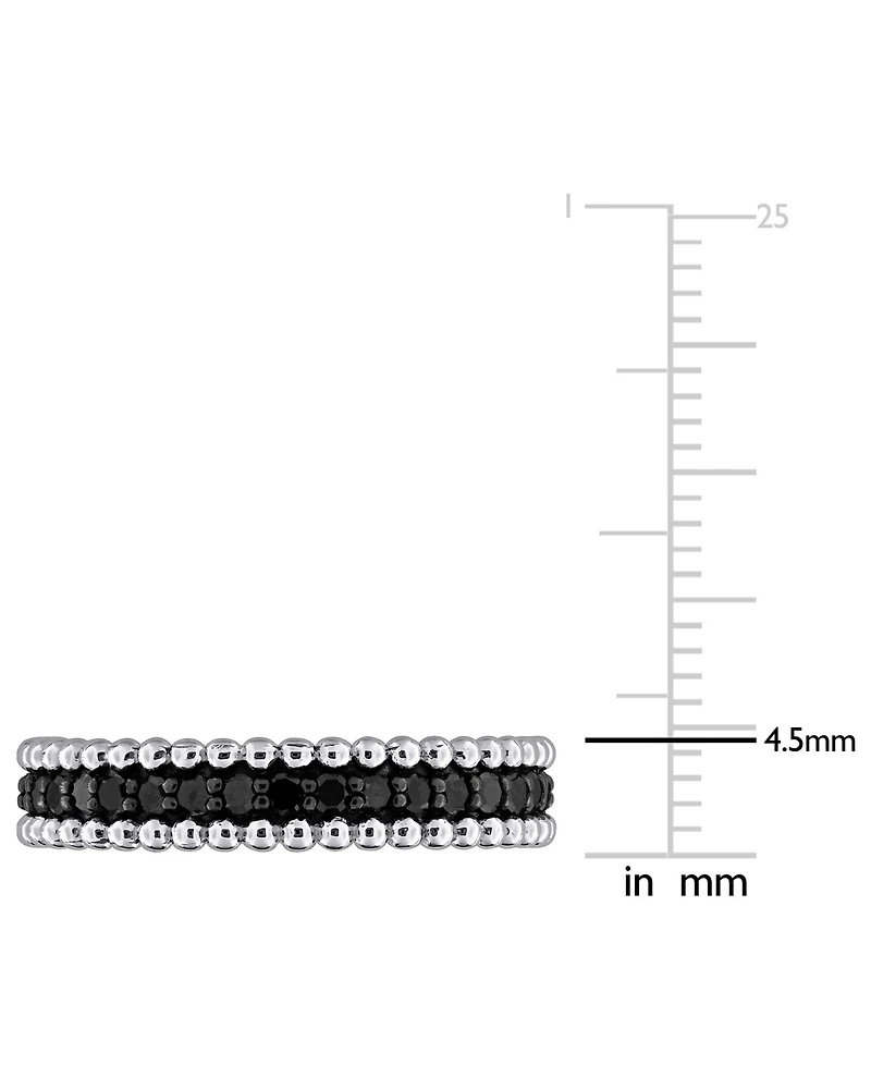 Black Diamond Eternity Band (1/2 ct. t.w.) 14k White or Yellow Gold