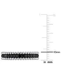 Black Diamond Eternity Band (1/2 ct. t.w.) 14k White or Yellow Gold