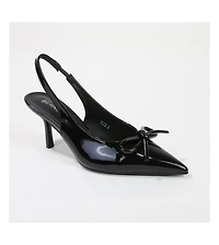 Cree Bow Accent Slingback Pumps