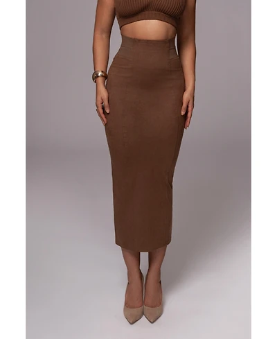 Jluxlabel Women's Phoenix Suede Skirt