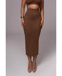Jluxlabel Women's Phoenix Suede Skirt