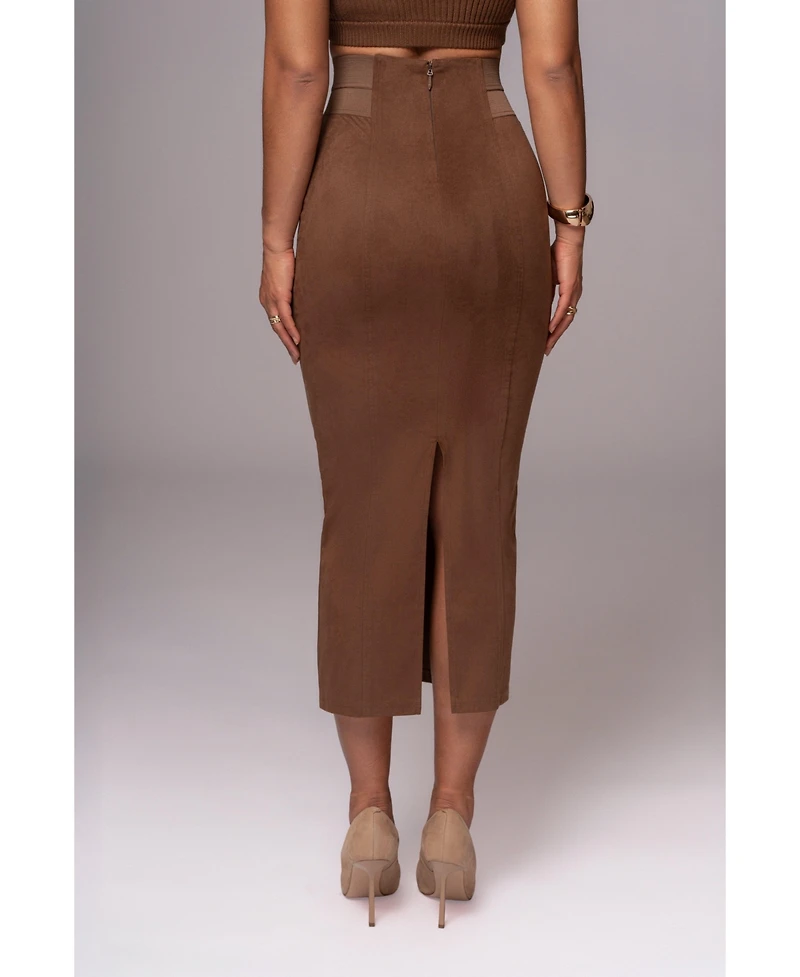 Jluxlabel Women's Phoenix Suede Skirt