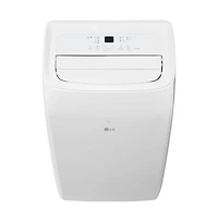 Lg 10,000 Btu Smart Wi-Fi Portable Air Conditioner/Heater with Lcd Remote - White