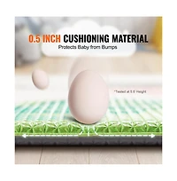 Slickblue Baby Play Mat Kids Crawling Soft Activity Floor Playmat 2 Side