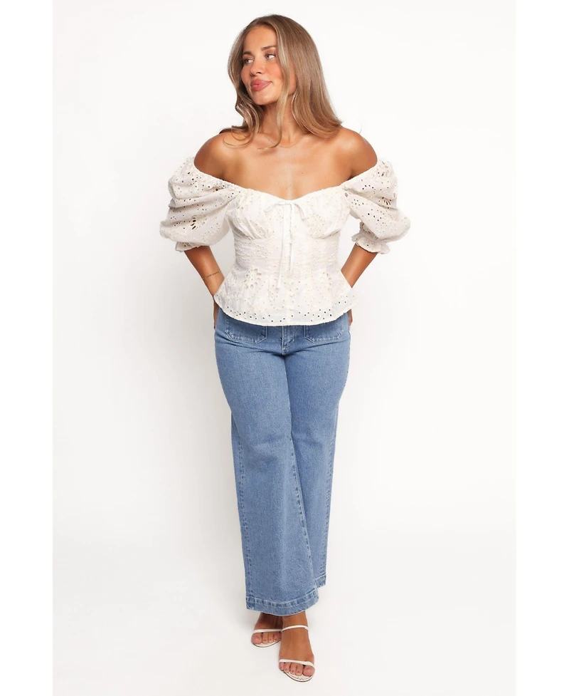 Petal and Pup Women's Mairead Eyelet Top