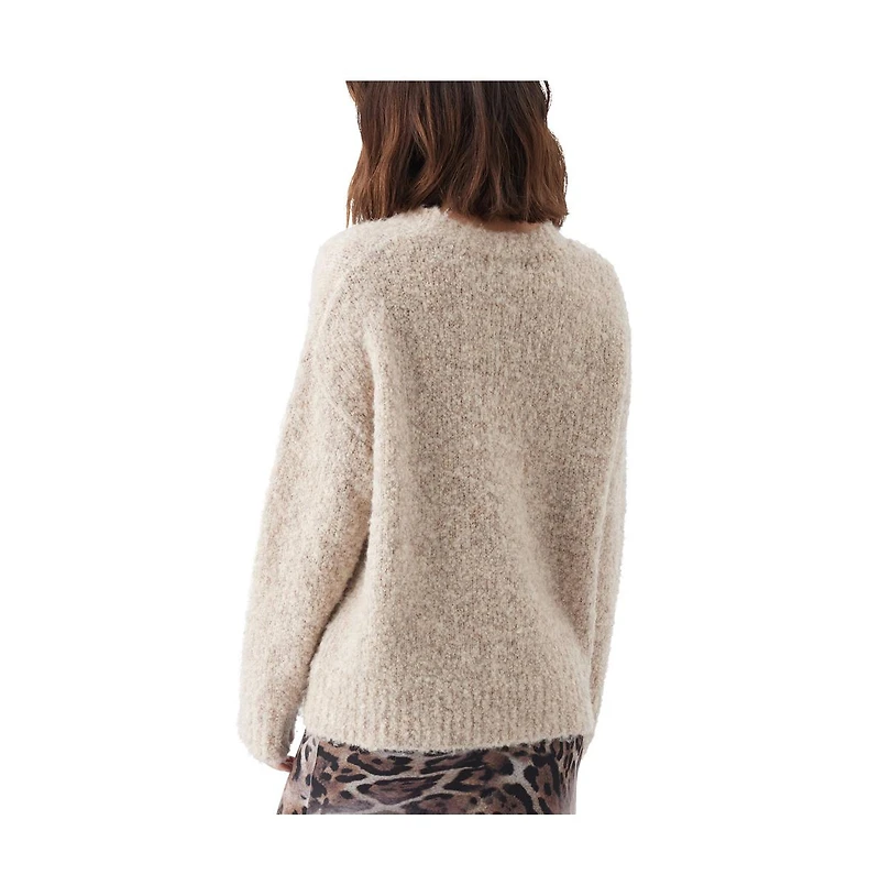 Ripe Maternity Maternity Theo Cosy Knit Sweater in Latte - Stylish and Comfortable Knitwear