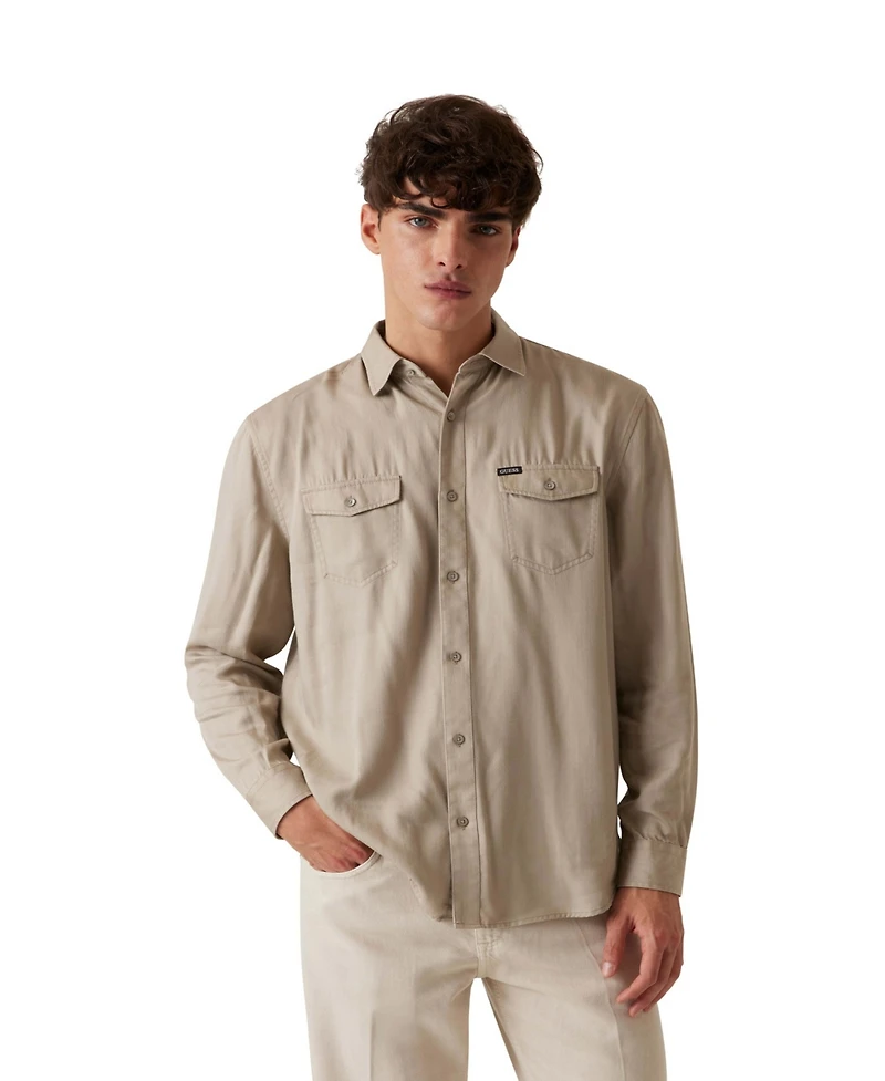 Guess Men's Washed Fluid Shirt