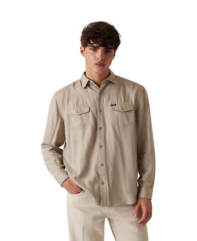 Guess Men's Washed Fluid Shirt