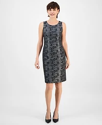 Le Suit Women's Open-Front Jacket & Sleeveless Dress Set