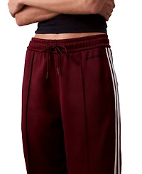Calvin Klein Jeans Women's High-Shine French Terry Track Pants
