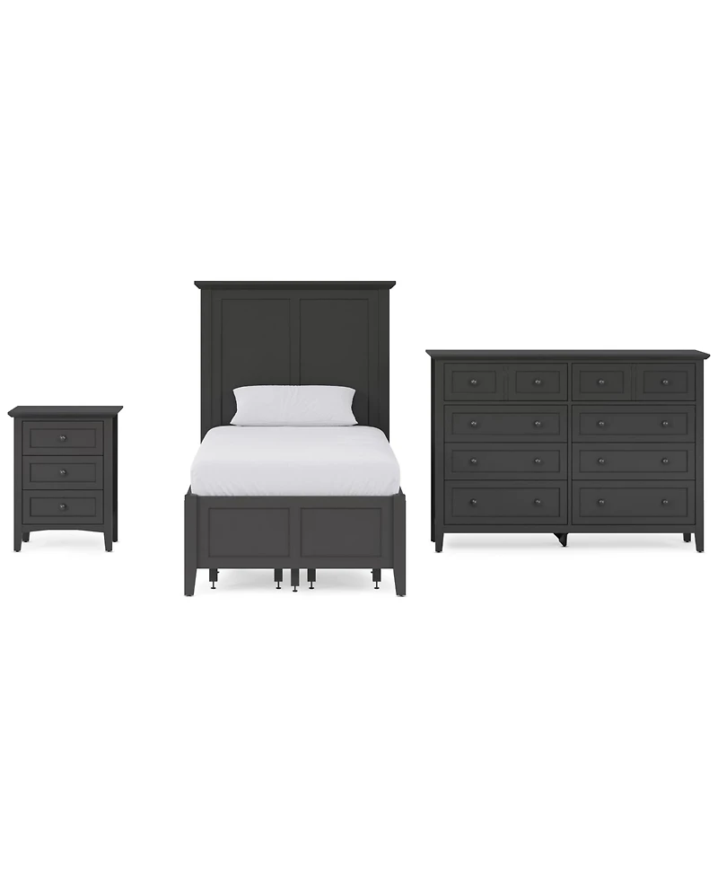 Hedworth Twin Storage 3-Pc. Set (Bed