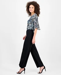 Anne Klein Women's Knit Wide-Leg Pants