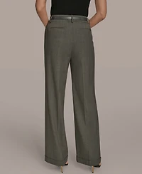 Donna Karan New York Women's Belted Wide-Leg Pants