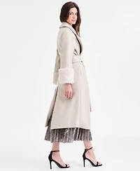 Anne Klein Women's Tie-Front Coat With Removable Tie