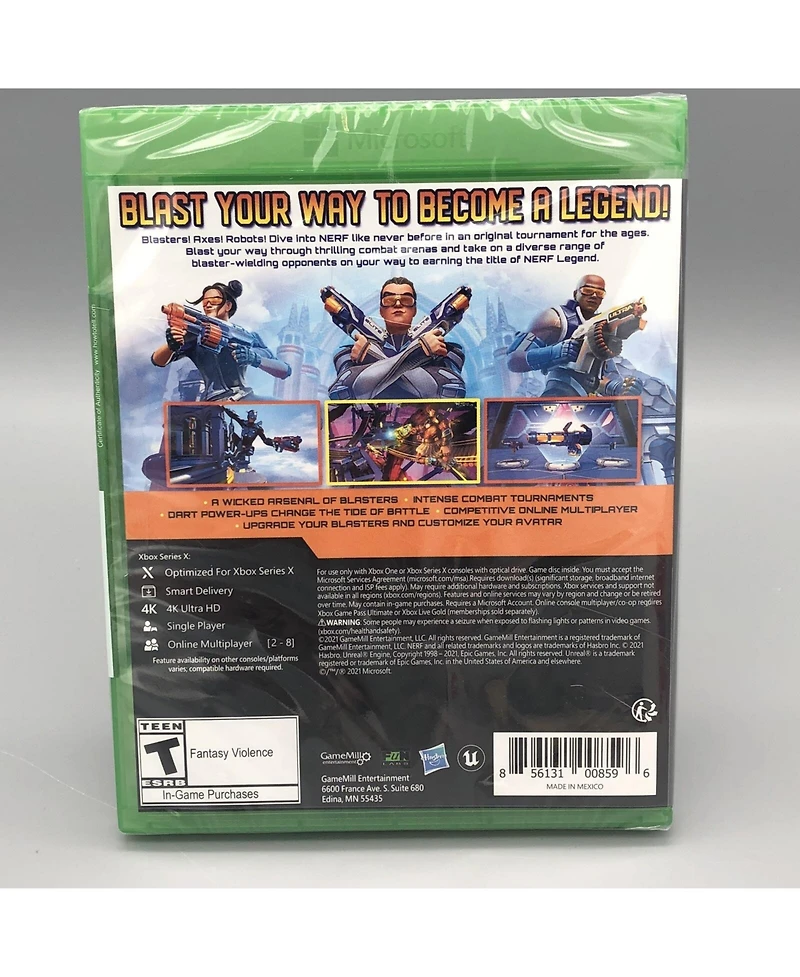 GameMill Nerf Legends for Xbox One and Xbox Series X