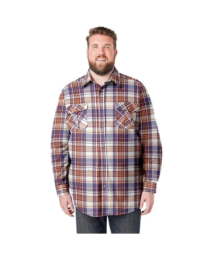 KingSize Big & Tall Signature Plaid Flannel Shirt