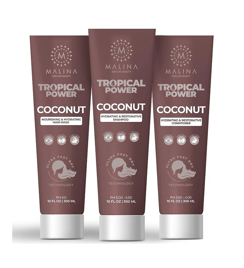 Malina Hydrating & Restorative Coconut Shampoo