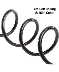 Outdoor Bike Lock Cable with Combination, 4ft Black, 8143D