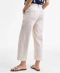 Tommy Hilfiger Women's High Rise Wide-Leg Jeans