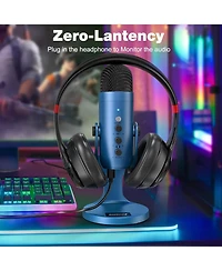 ZealSound Gaming Usb Microphone k66b and d65w Furry Cover