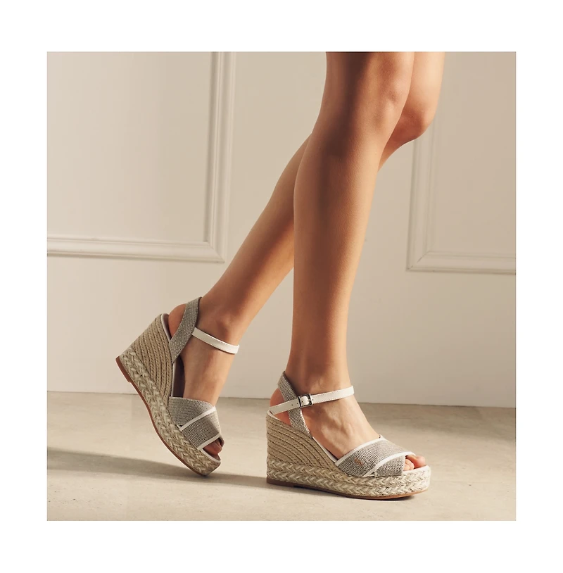Empuria Canvas Espadrille Sandal Wedges
