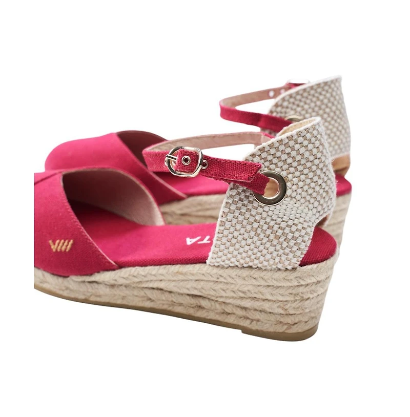 Pubol Limited Edition Canvas Espadrille Wedges