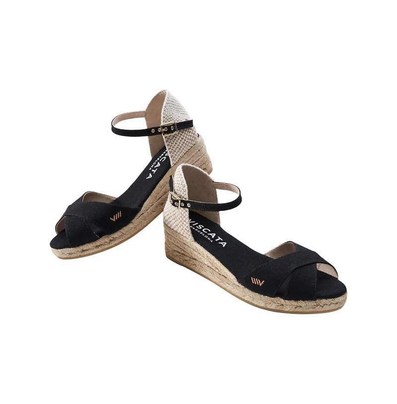 Salina Canvas Espadrille Sandal Wedges