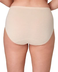 Bali Women's Lux Cotton Essentials Brief Underwear Dflebf