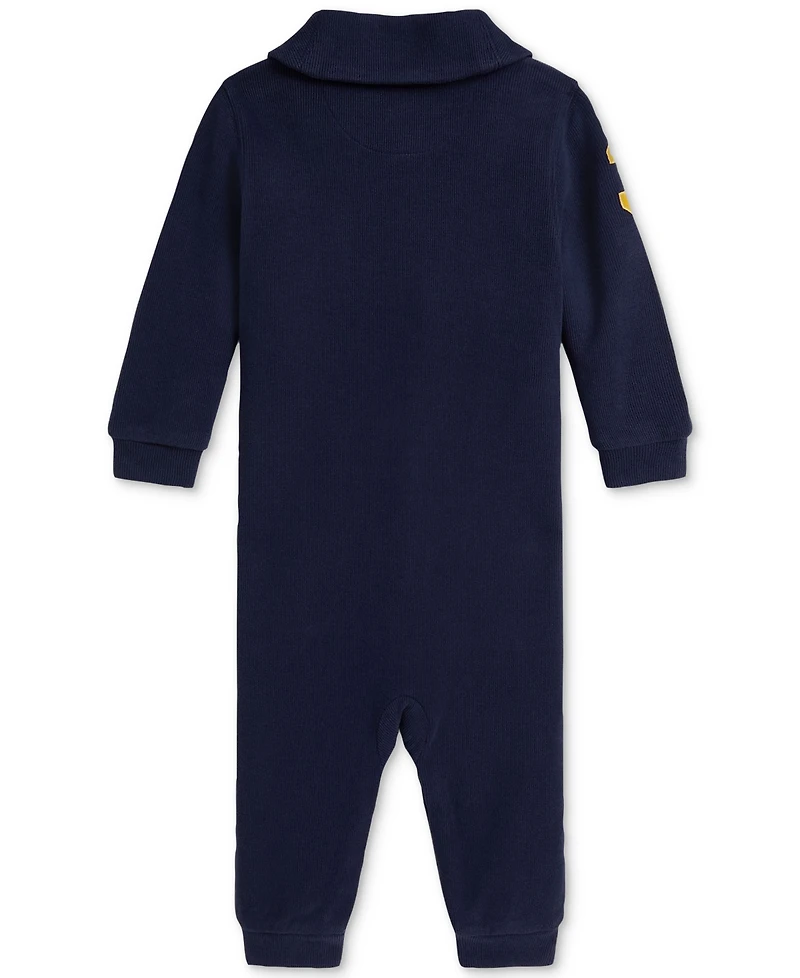 Polo Ralph Lauren Baby Boys Rib-Knit Coverall