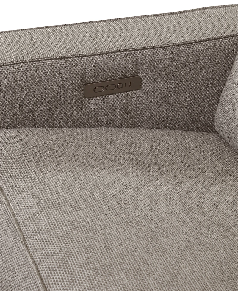 Miren -Pc. Fabric Sectional with Power Headrest Recliners