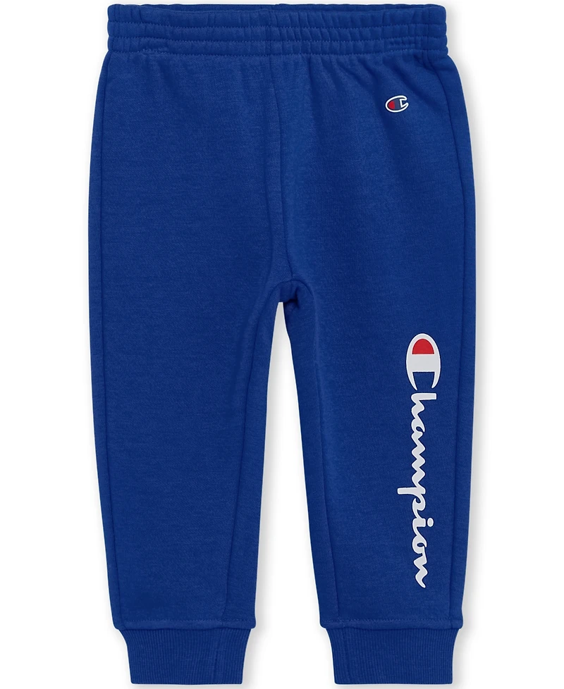 Champion Baby Boys 3-Piece Short Sleeve T-Shirt, Hoodie and Joggers Set
